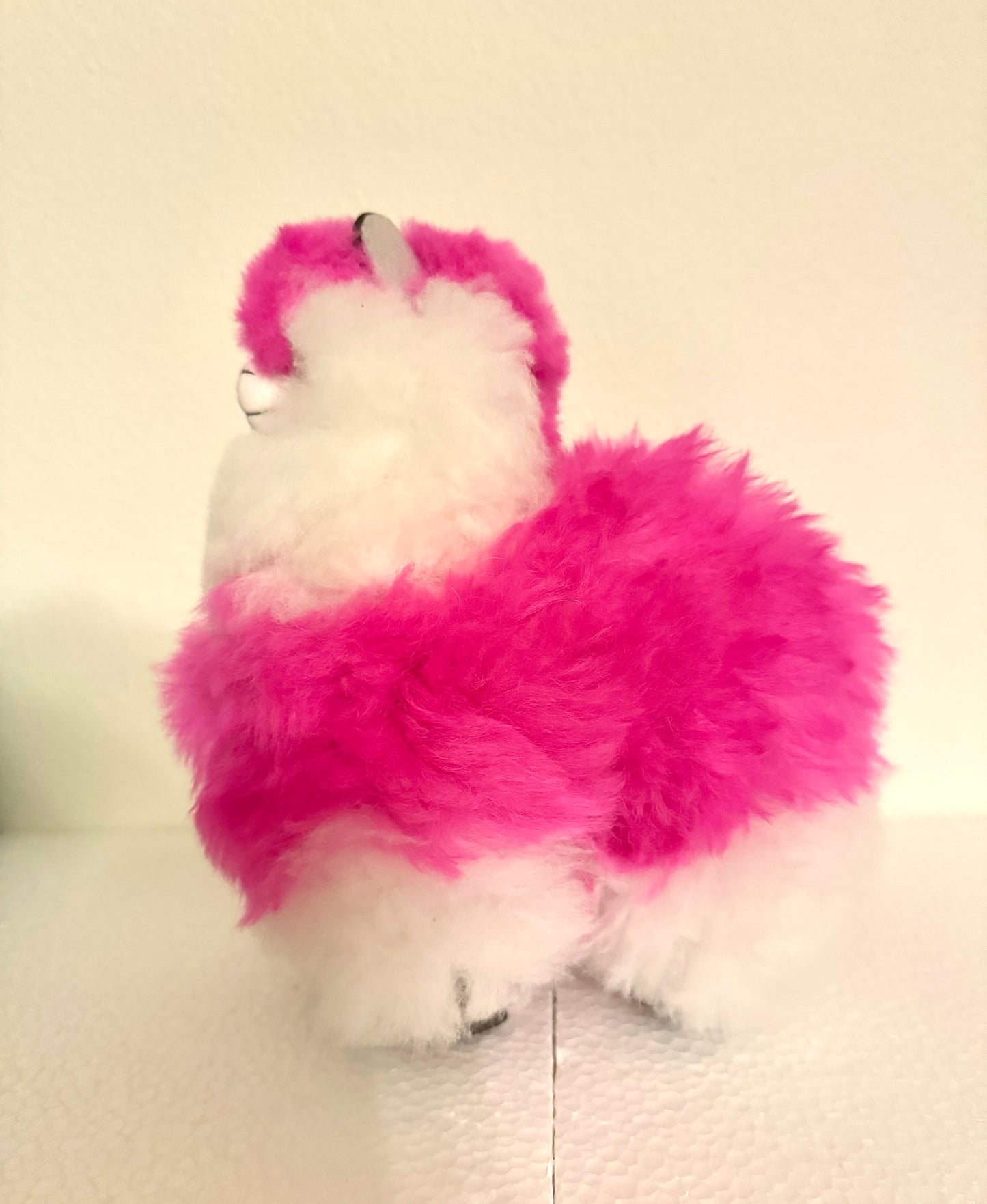 Pink/White Alpaca Plush