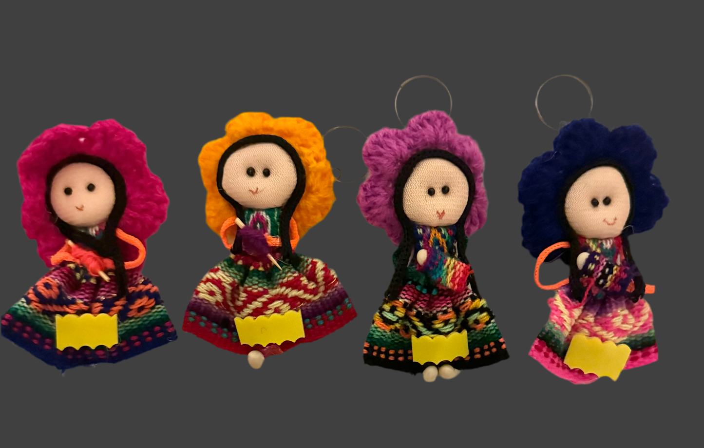 Peruvian Cholita Keychain