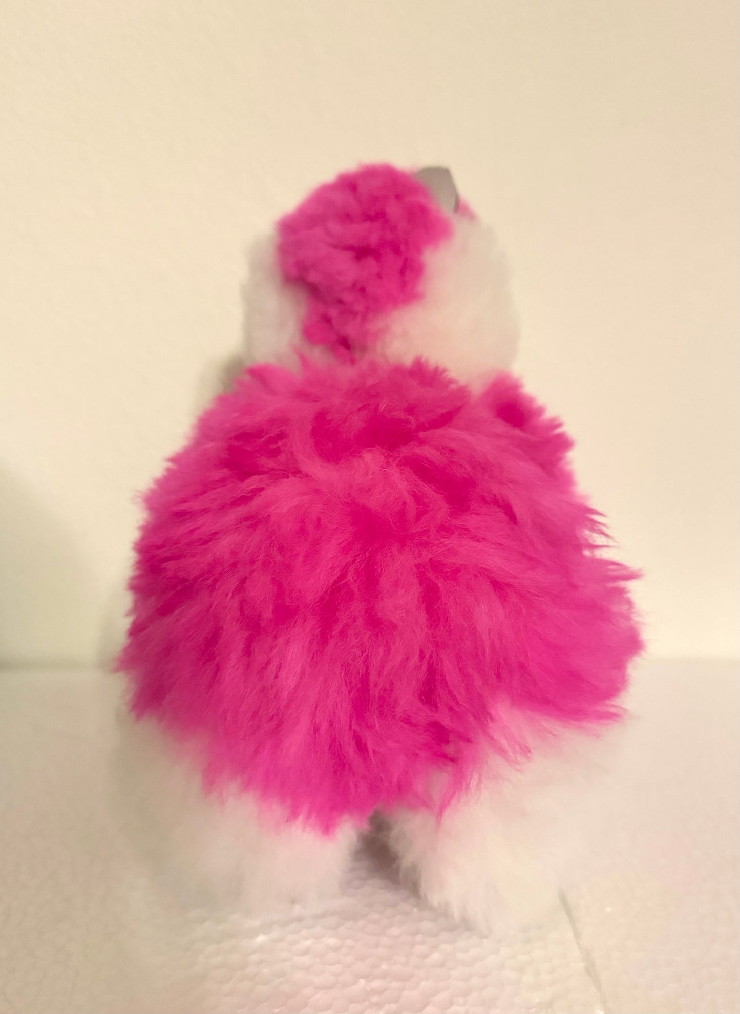 Pink/White Alpaca Plush