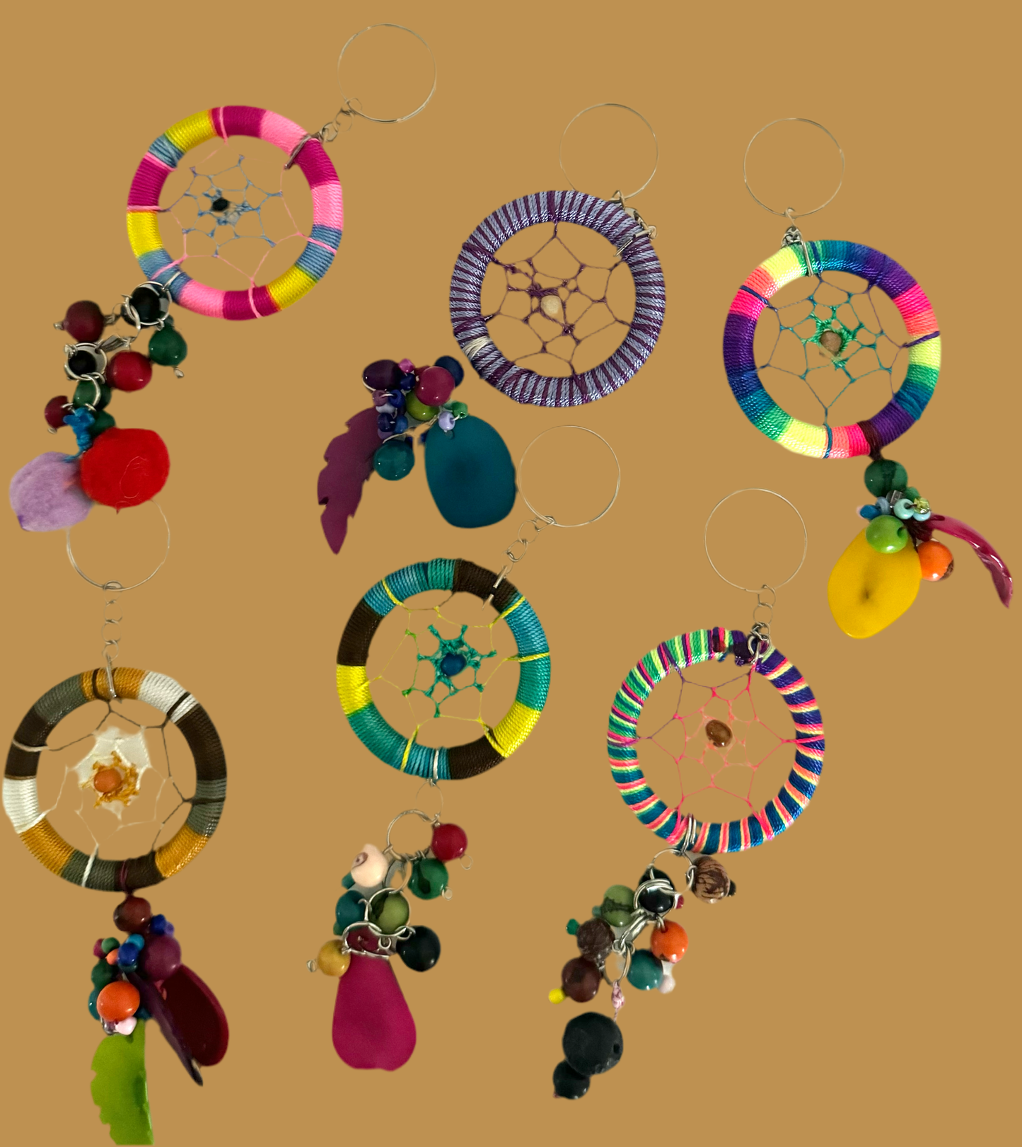 Peruvian Dreamcatcher Keychain