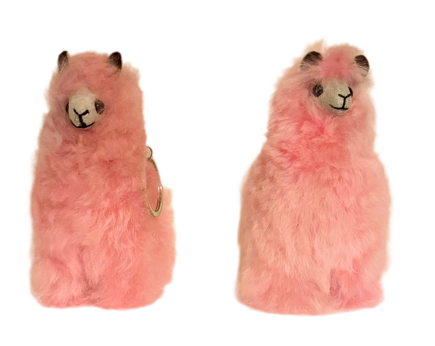 Pink Llama Keychain