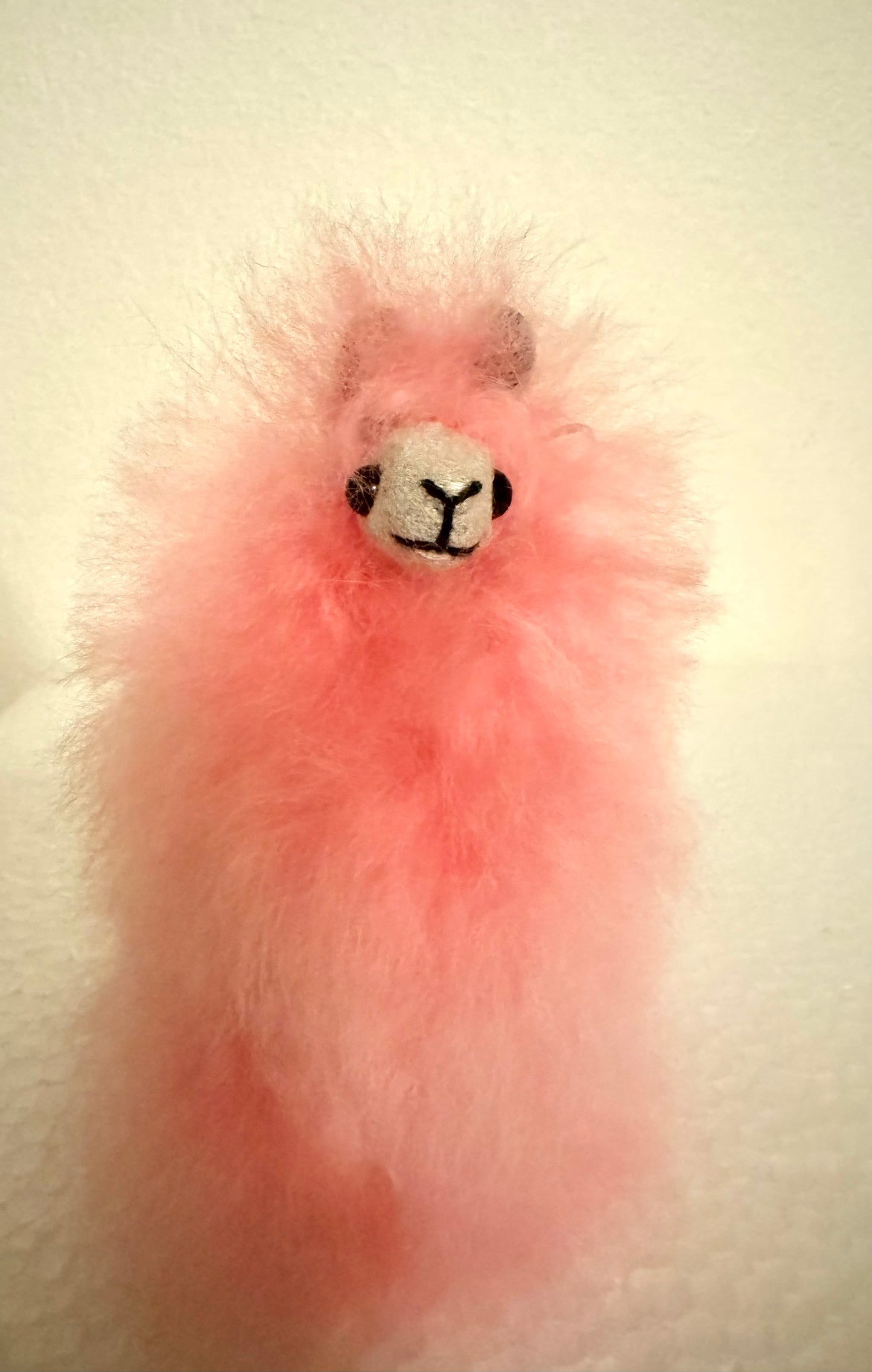 Pink Llama Keychain