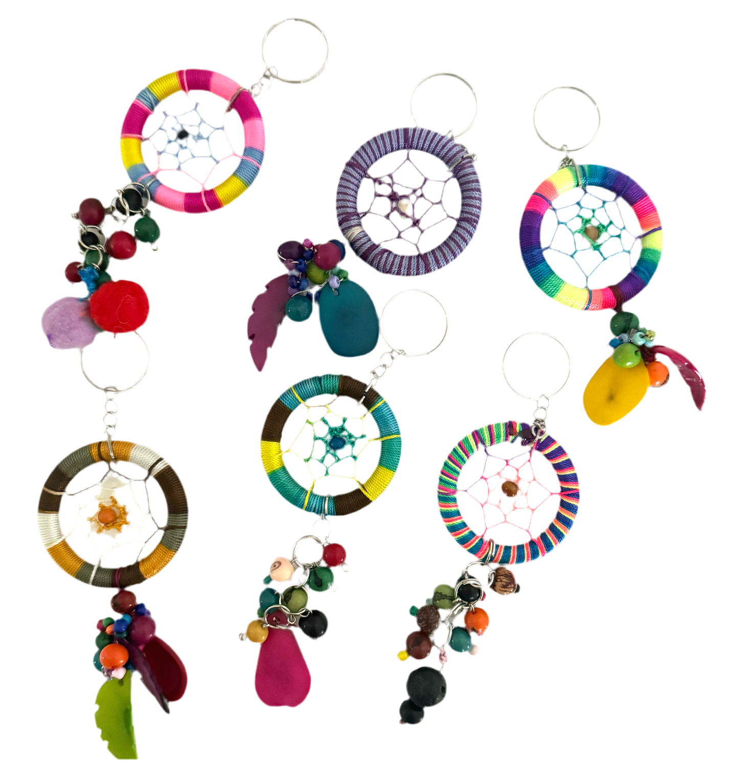 Peruvian Dreamcatcher Keychain