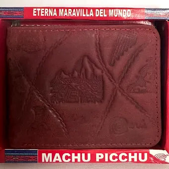 Peruvian Handmade Natural Leather Wallet