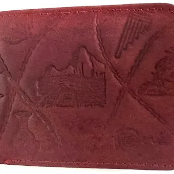 Peruvian Handmade Natural Leather Wallet