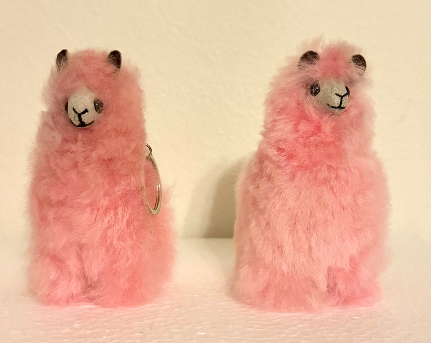 Pink Llama Keychain