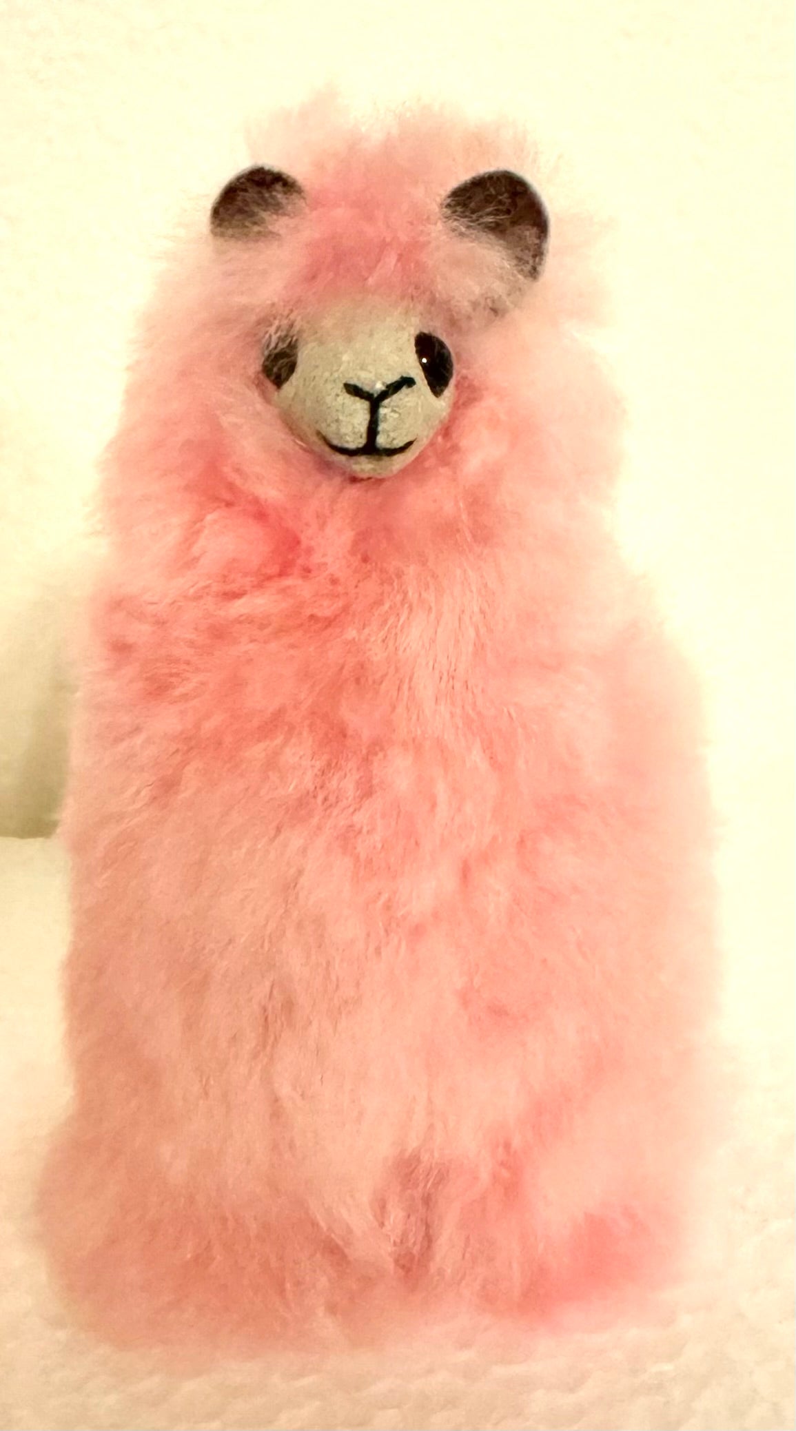 Pink Llama Keychain