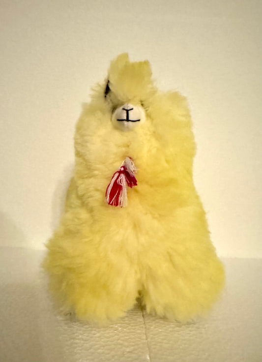 Yellow Alpaca Plush