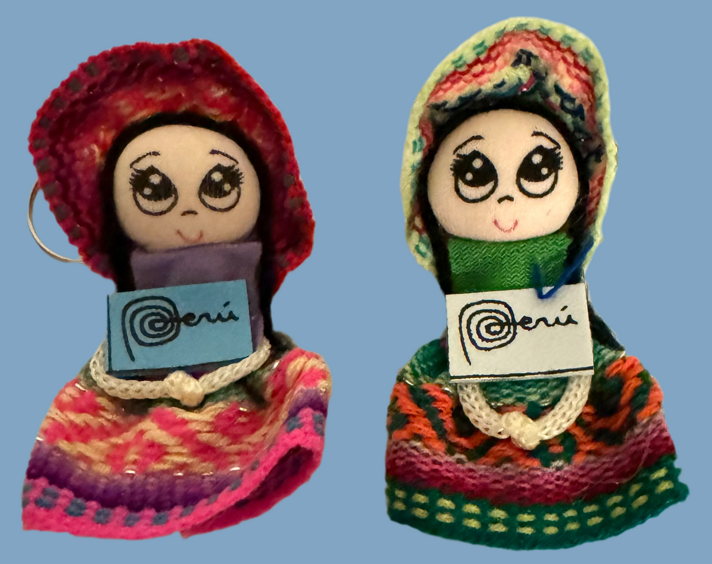 Peruvian Cholita Keychain