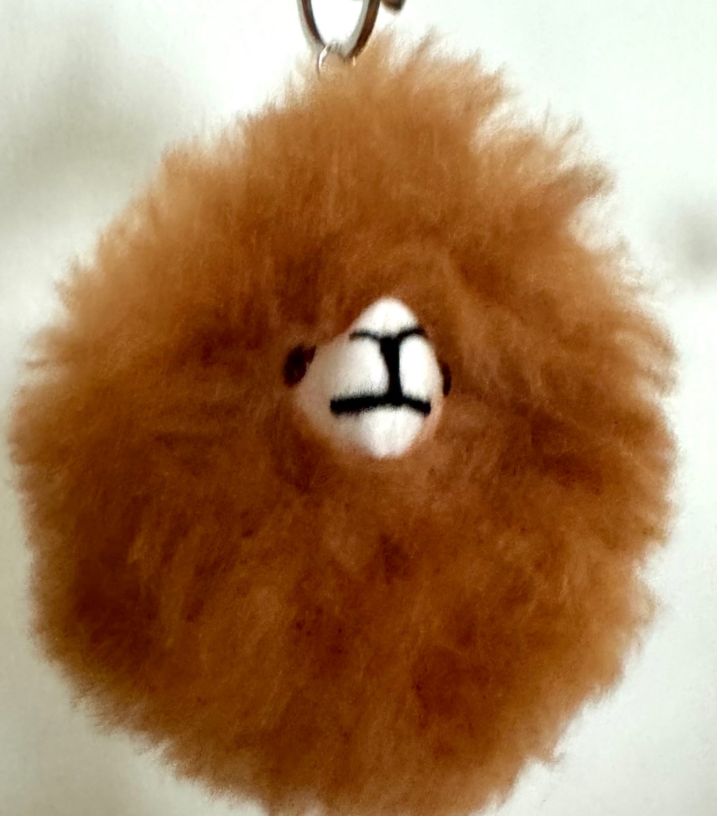 Alpaca Face Keychain