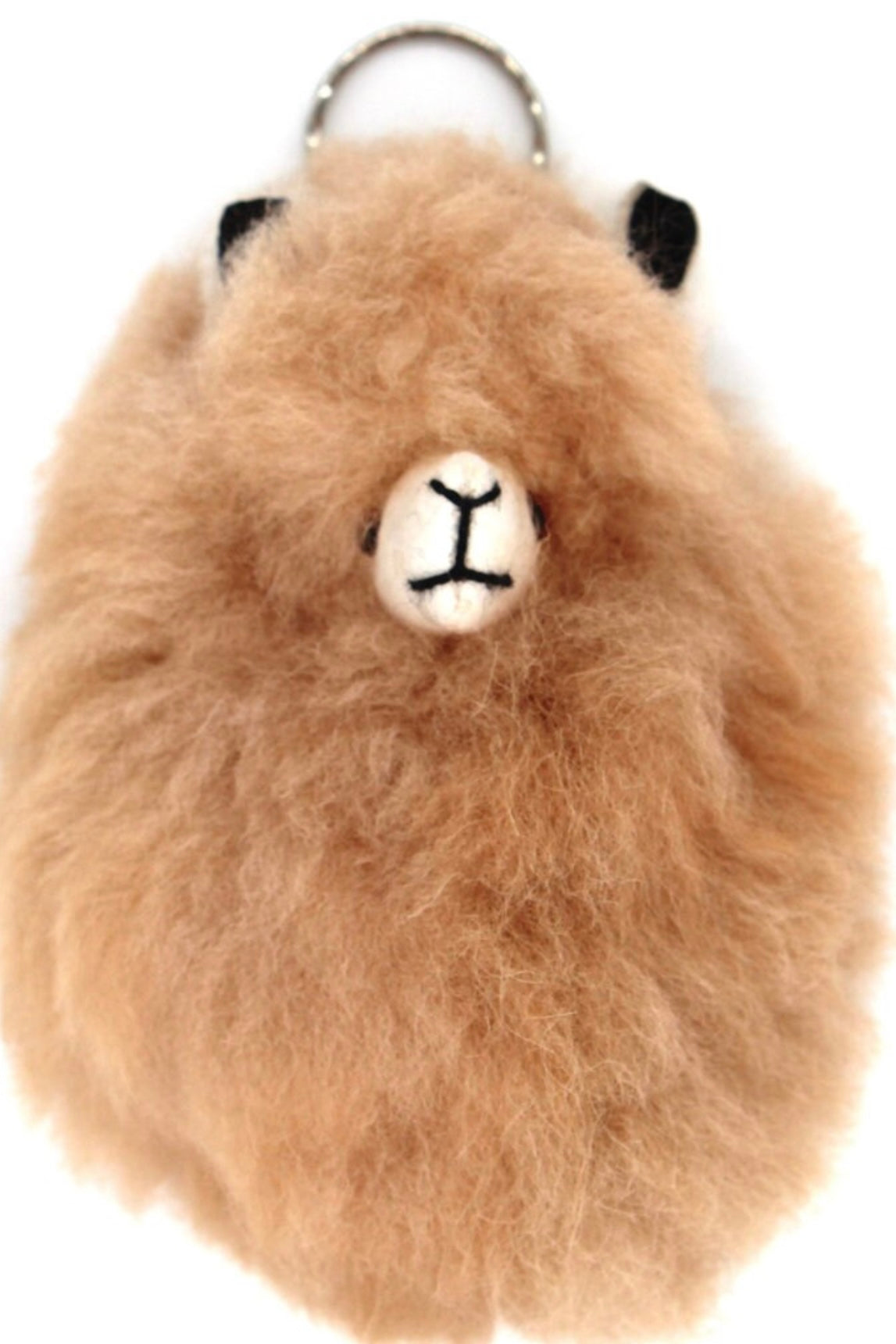 Alpaca Face Keychain