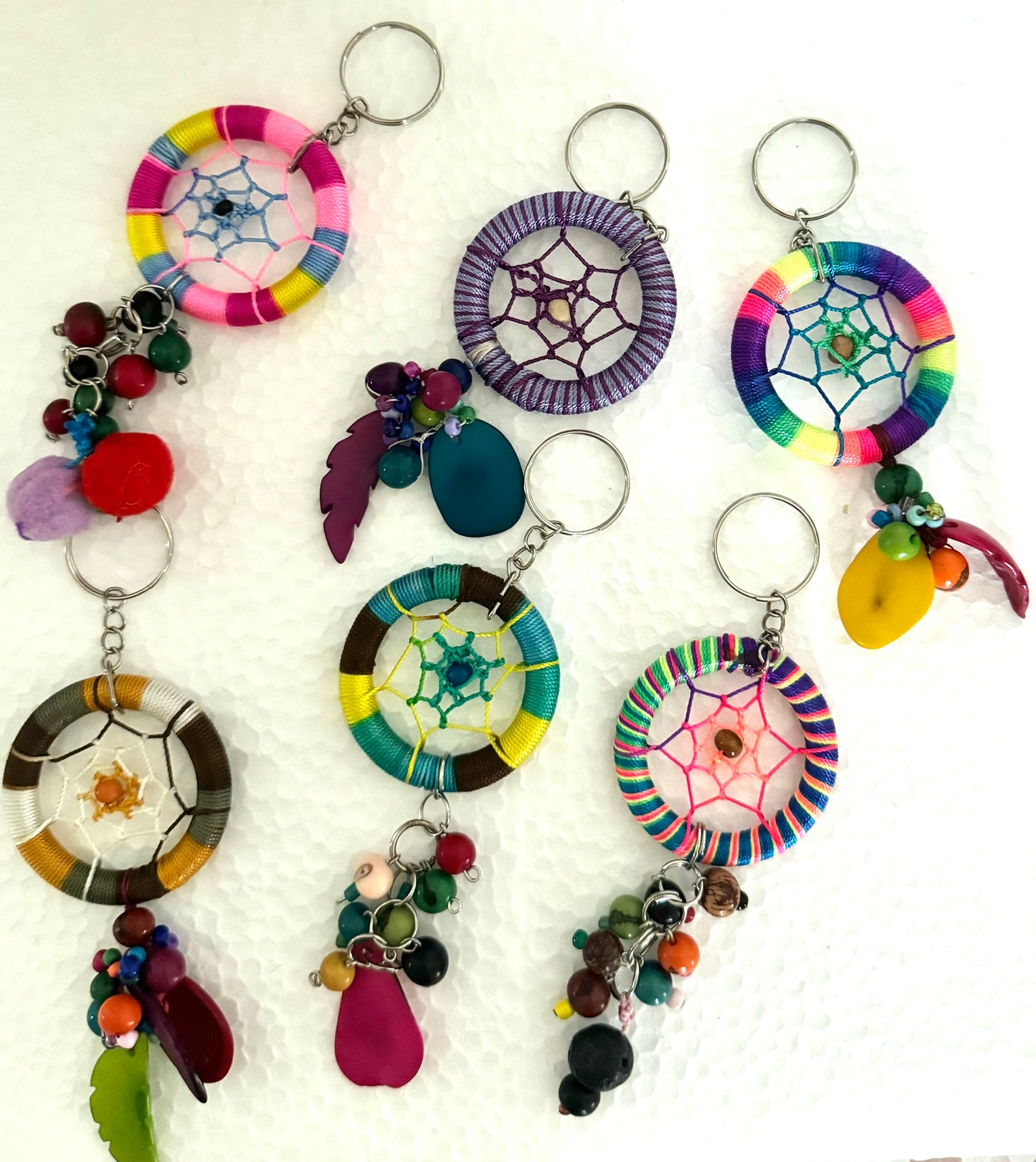 Peruvian Dreamcatcher Keychain