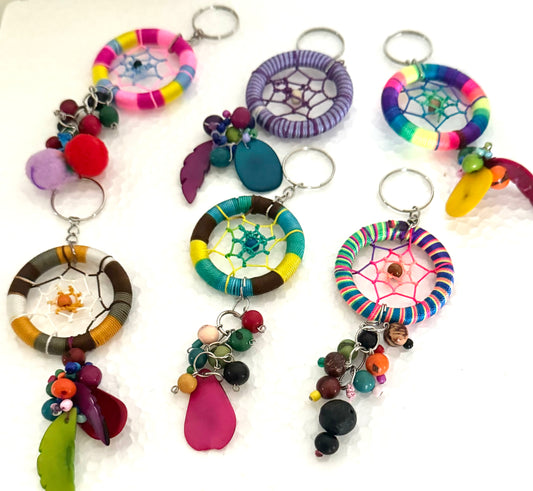 Peruvian Dreamcatcher Keychain