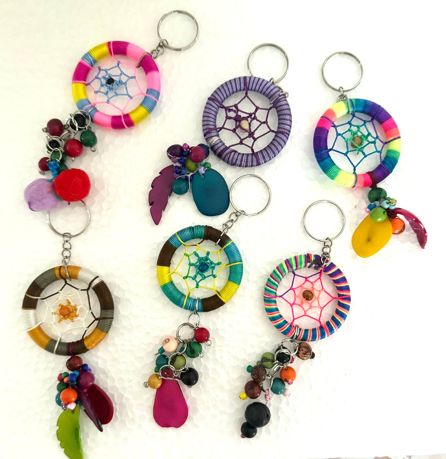 Peruvian Dreamcatcher Keychain