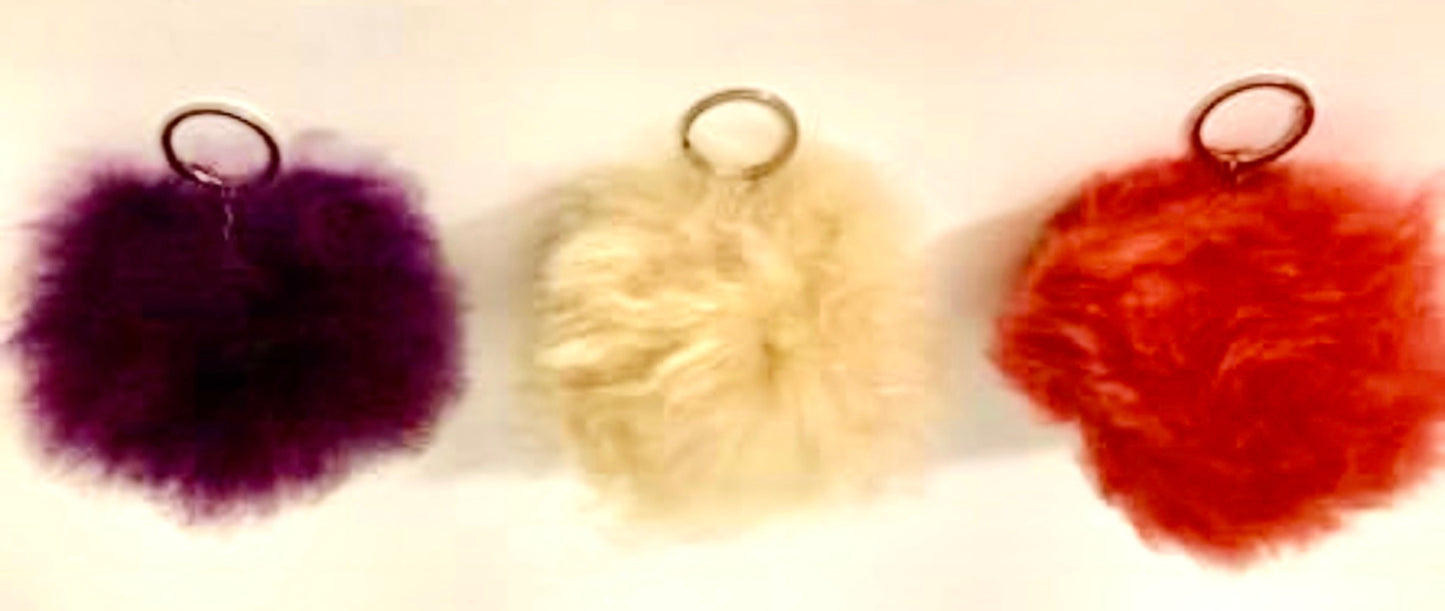 Alpaca Fur Keychain